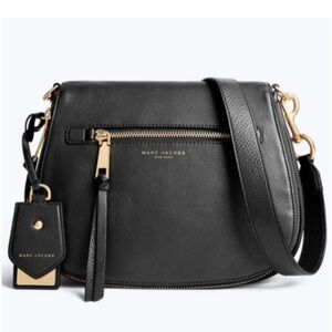 Marc Jacobs Recruit Nomad pebbled leather saddle bag